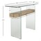 Safavieh Kayley Rectangular Modern Glass Console Table, Natural CNS7001A - alternate 3